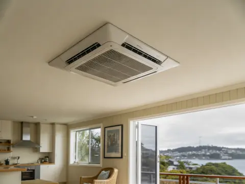 Illustration of the kind of work All Seasons Air Conditioning, Heat Pumps and Electrical Services does