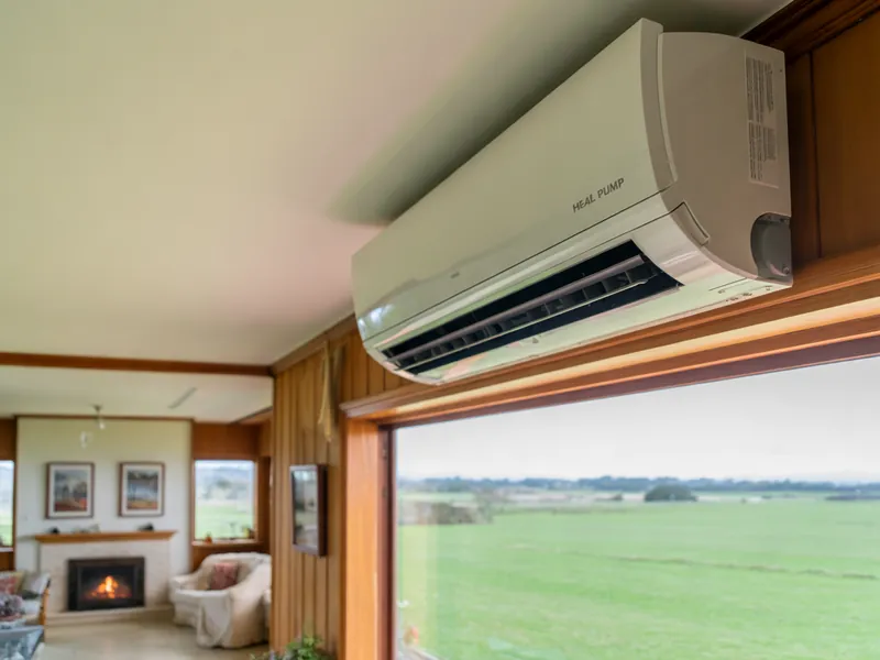 Illustration: the kind of work Hamilton Home Heat Pumps does