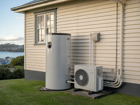 Illustration of the kind of work Hot Water Heat Pumps Ltd. does