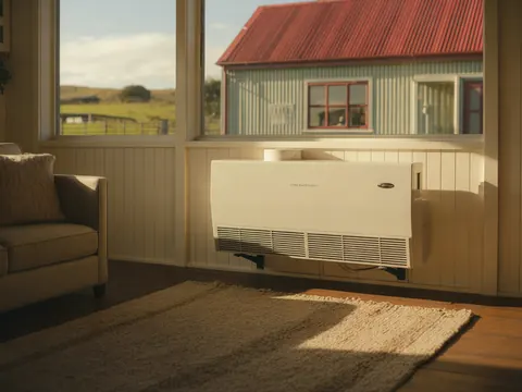 Illustration of the kind of work Kiwi Electrical & Heat Pumps does