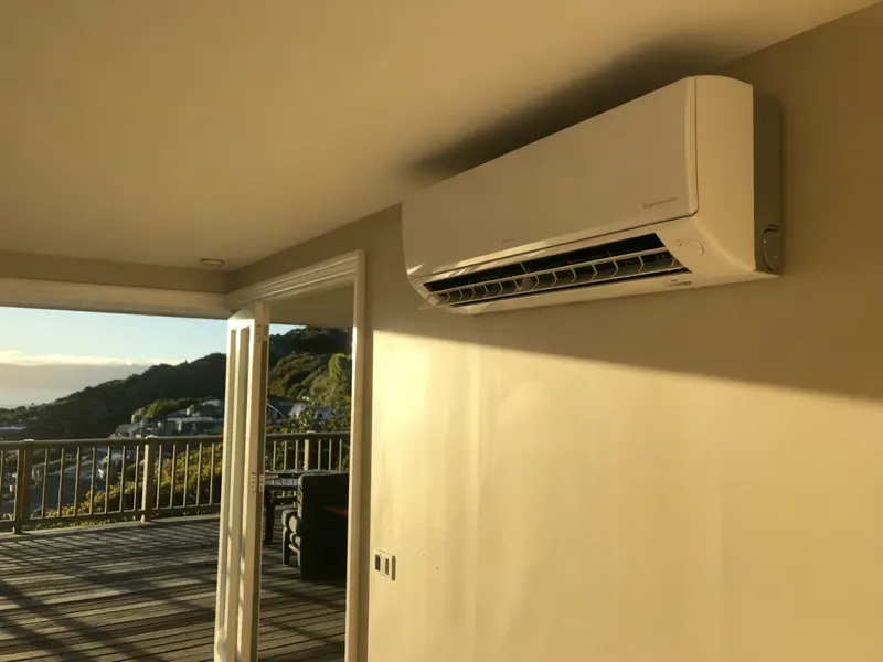 Illustration: the kind of work Wellington Home Heat Pumps does